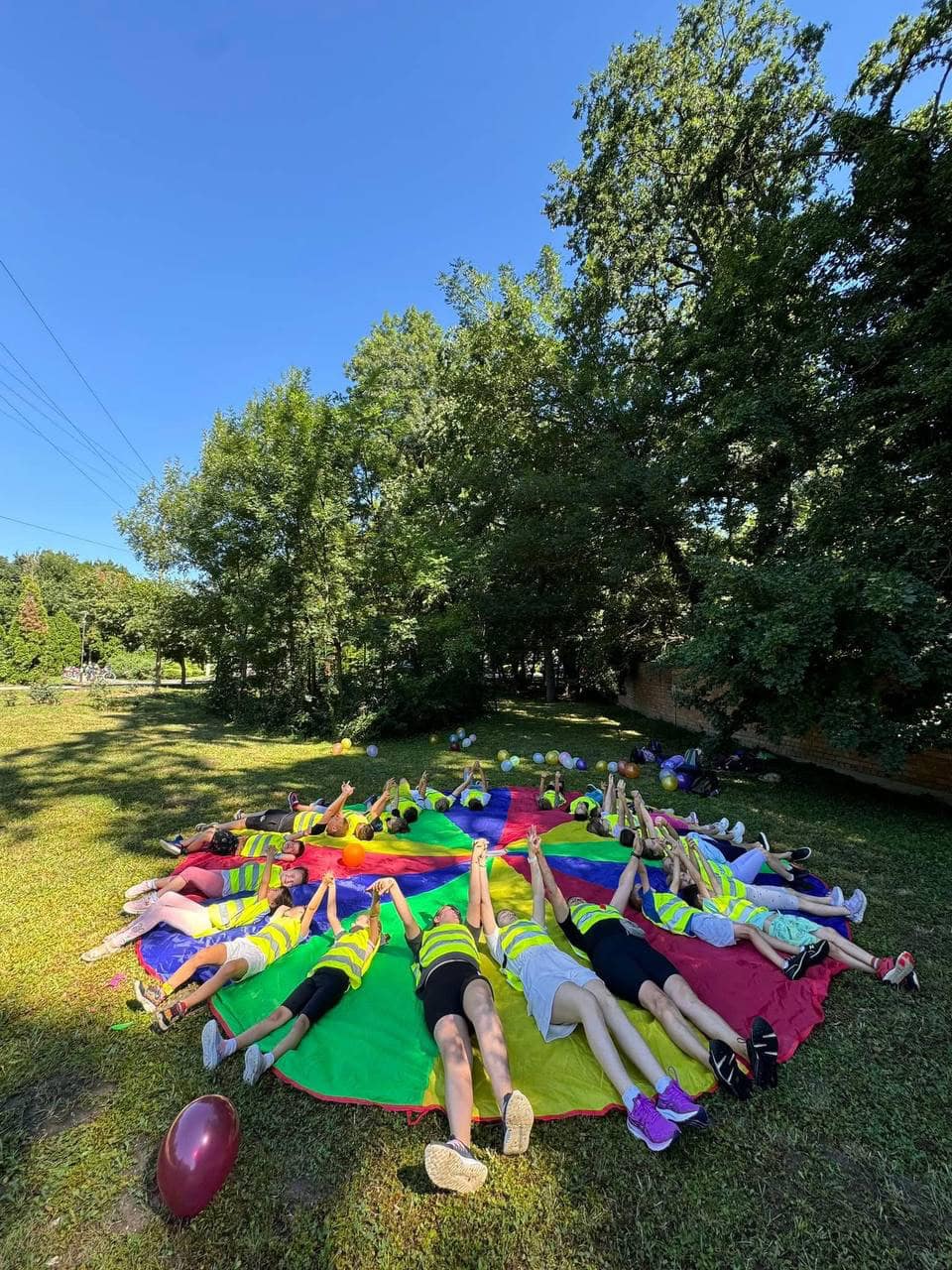 jocuri în aer liber la programul de biciclete pentru copii Dumbrăvița